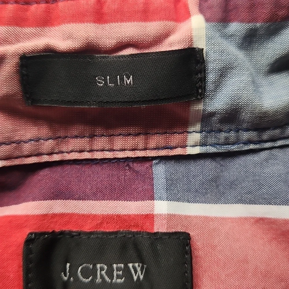 J Crew Men's Multicolor Checkered Shirt